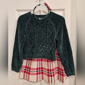Girls Tommy Bahama Knit Sweater & Skirt Size 5/6